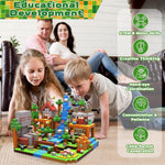 Annexfun 300 PCS Magnetic Blocks - Magnetic Building Blocks, Stacking Magnets for Kids, Sensory Toy for STEM Montessori Sensory Toys for Kids 3+ Boys and Girls Easter Christmas Birthday Gifts