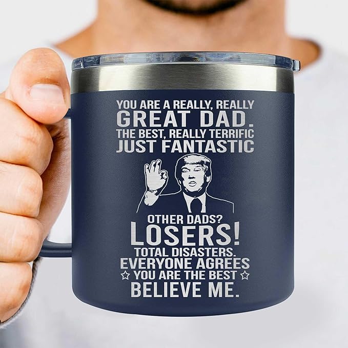 Insulated Stainless Steel Dad Mugs