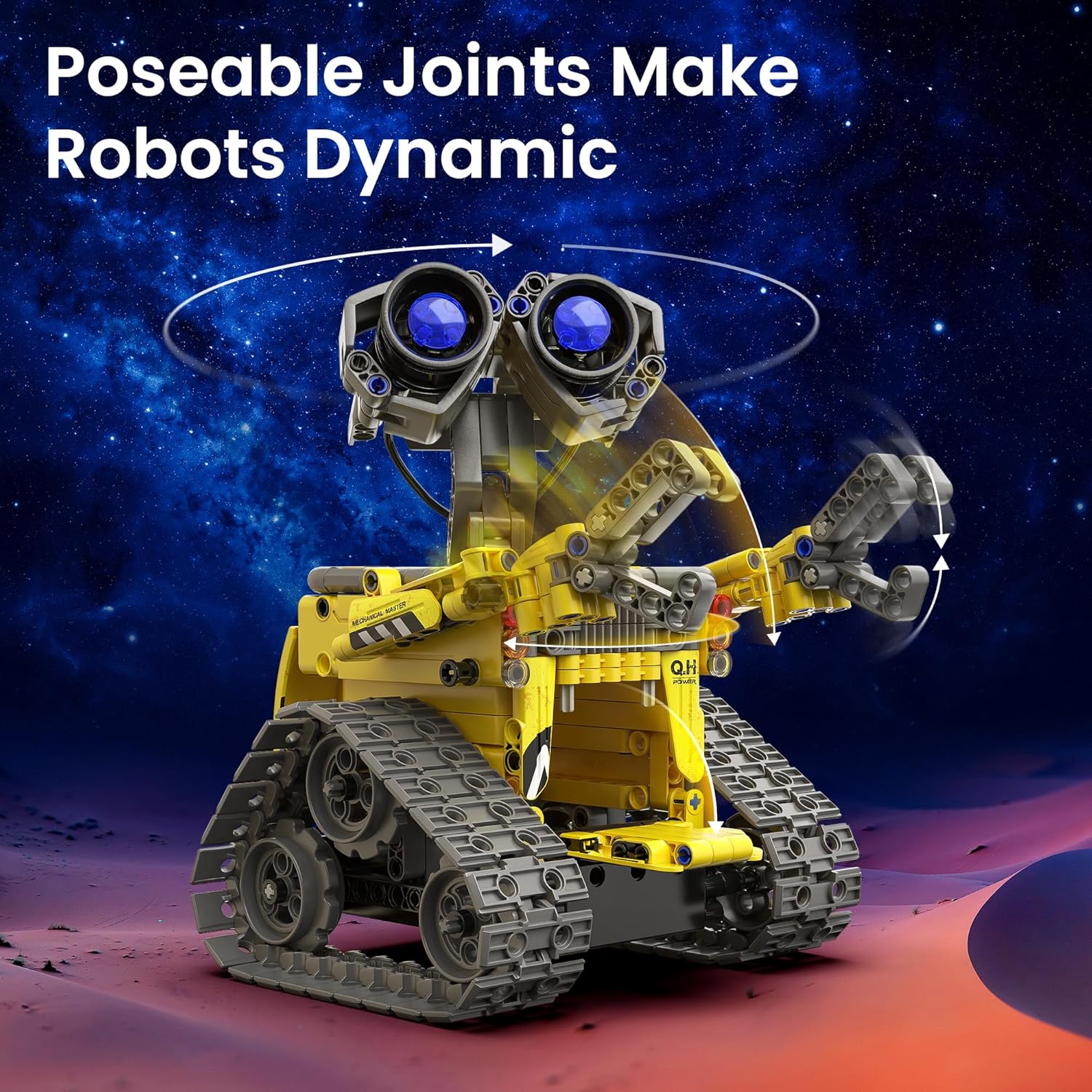 Sillbird Robot Building Kit with Remote Control STEM Gifts for Boys Age 8-13, Coding Robotic Toys for Kids Birthday, Buildable 5in1 Models with 488 Pieces