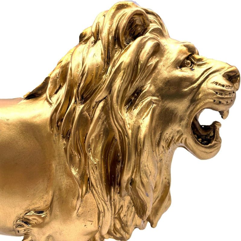 Majestic Lion Resin Sculpture