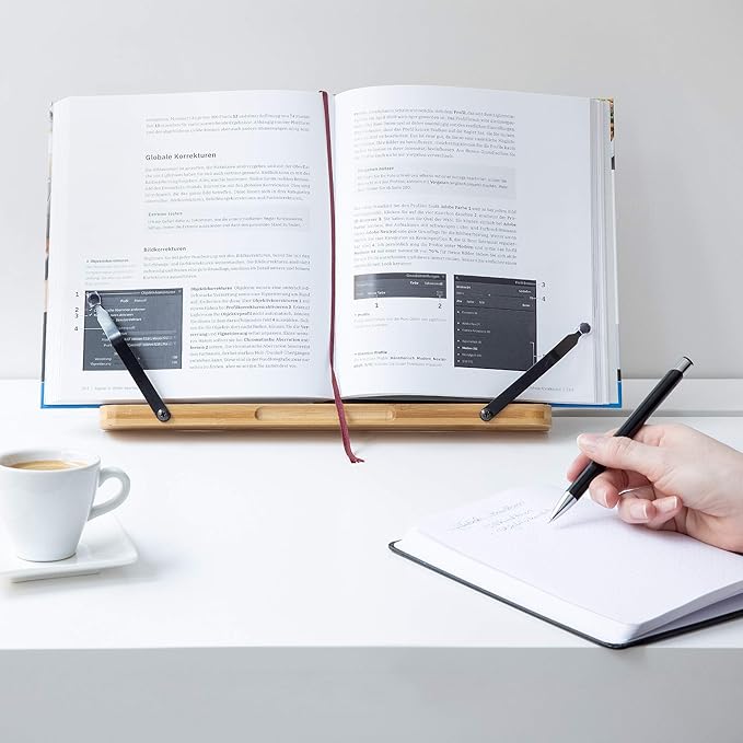 Bamboo Book Stand