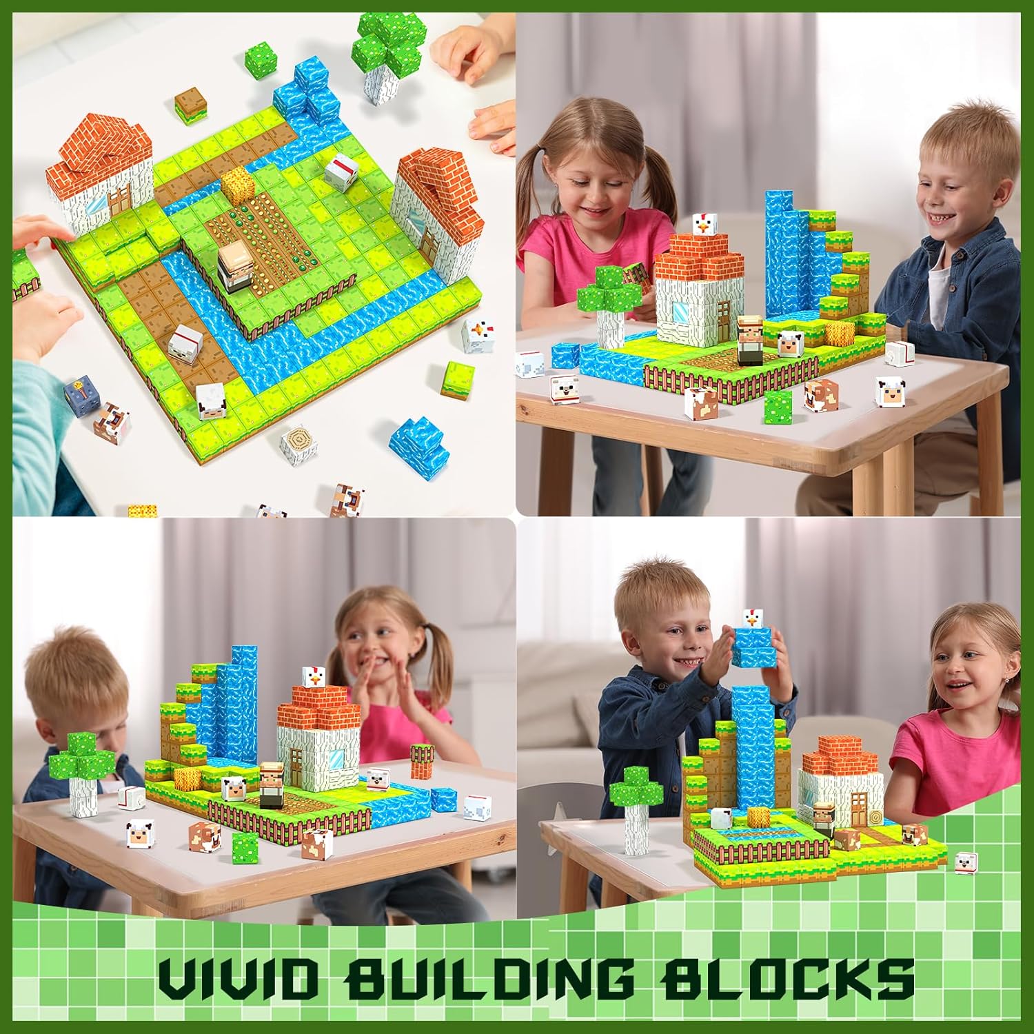 Magnetic Building Blocks Set