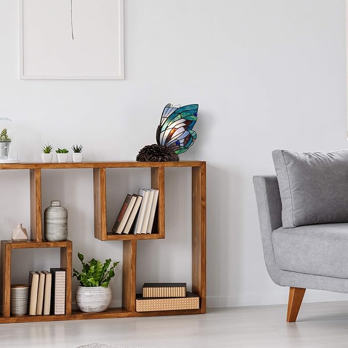 Tiffany-Style Stained Glass Table Lamp