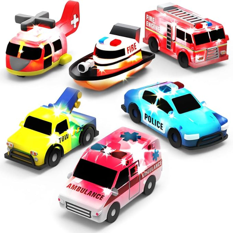 Light-Up Bath Car Set