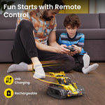 Sillbird Robot Building Kit with Remote Control STEM Gifts for Boys Age 8-13, Coding Robotic Toys for Kids Birthday, Buildable 5in1 Models with 488 Pieces
