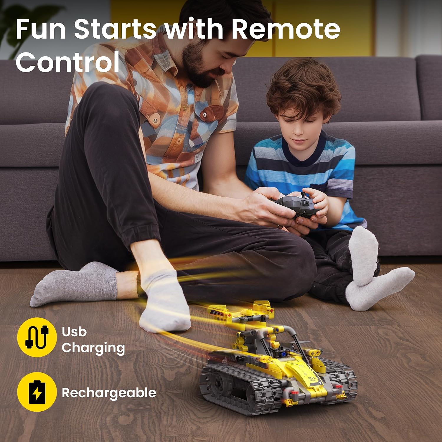 Sillbird Robot Building Kit with Remote Control STEM Gifts for Boys Age 8-13, Coding Robotic Toys for Kids Birthday, Buildable 5in1 Models with 488 Pieces