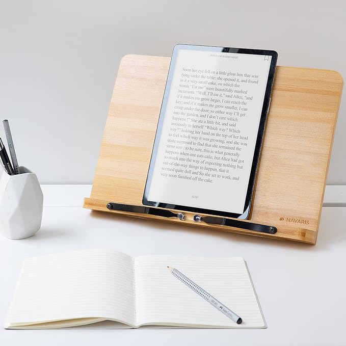Bamboo Book Stand