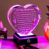 Crystal Heart LED Keepsake