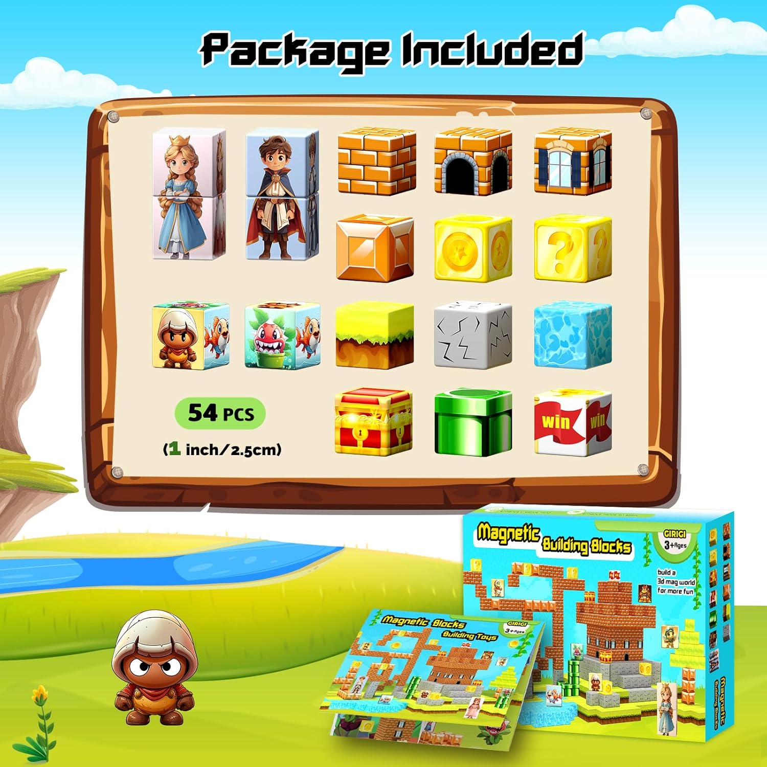 Magnetic Building Blocks Set