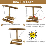 Wooden Ring Toss Game