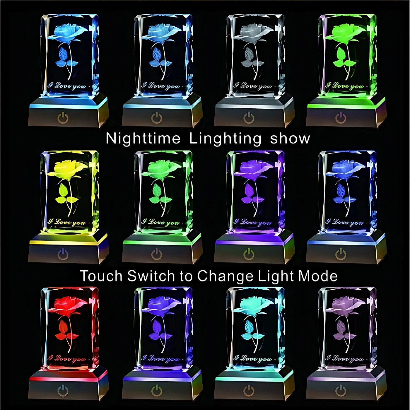 3D Crystal Light Sculpture