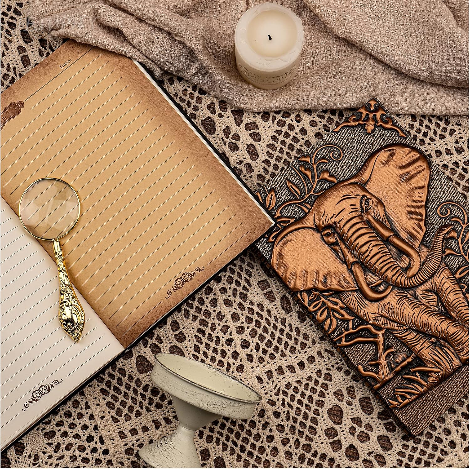 Timeless Embossed Memory Journal