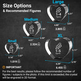 ArtPix 3D Crystal Photo, Christmas Personalized Gifts for Women, Wife, Her, Mom, Him, Men, Mother, Great Xmas Customized Unique Gift Idea with Your Own Photo, Custom Glass 3D Laser Etched Picture