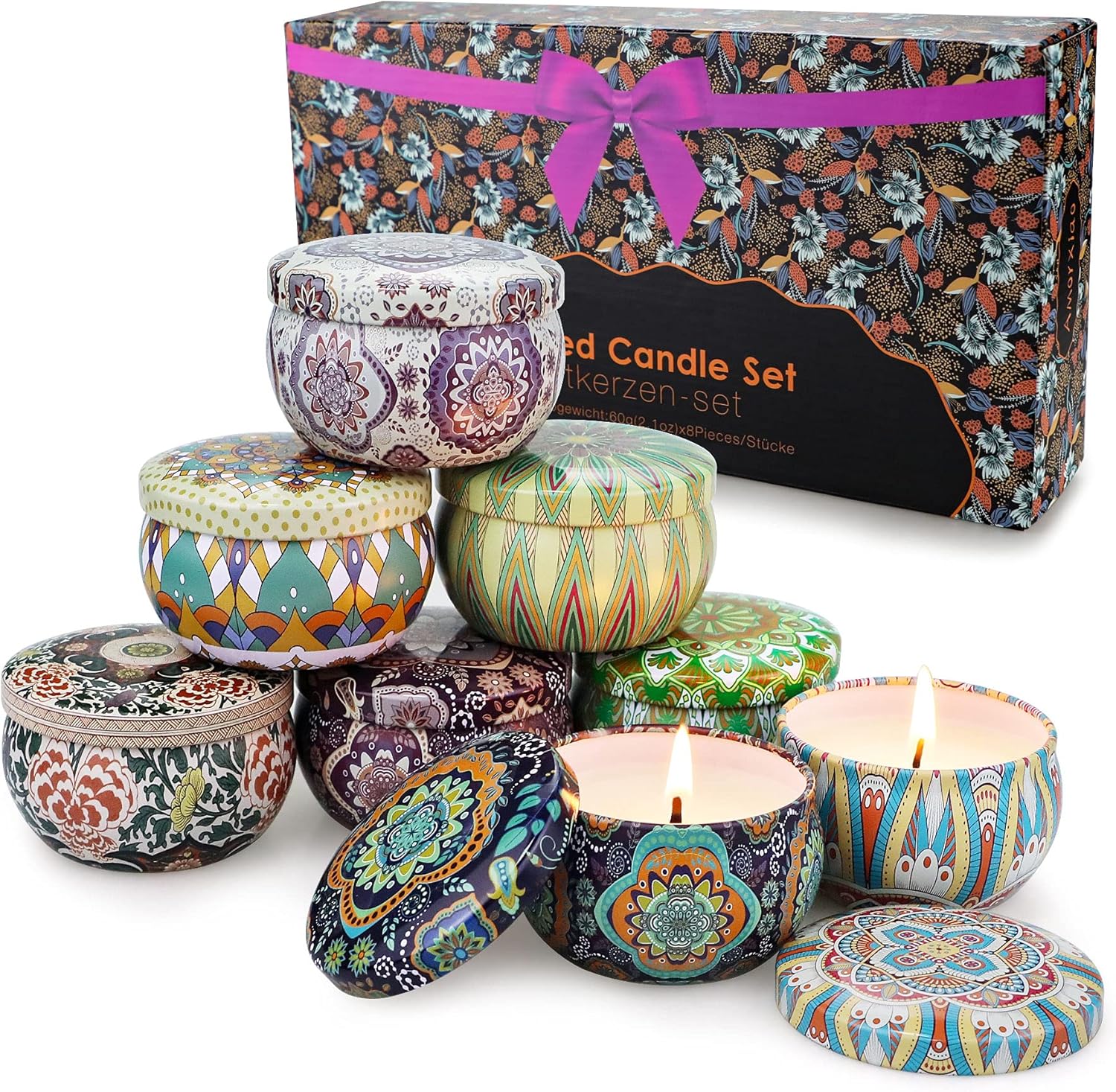 Scented Candle Gift Set Collection