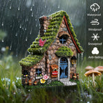 Solar Fairy House Statue