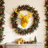 Geometric Deer Wall Sculpture