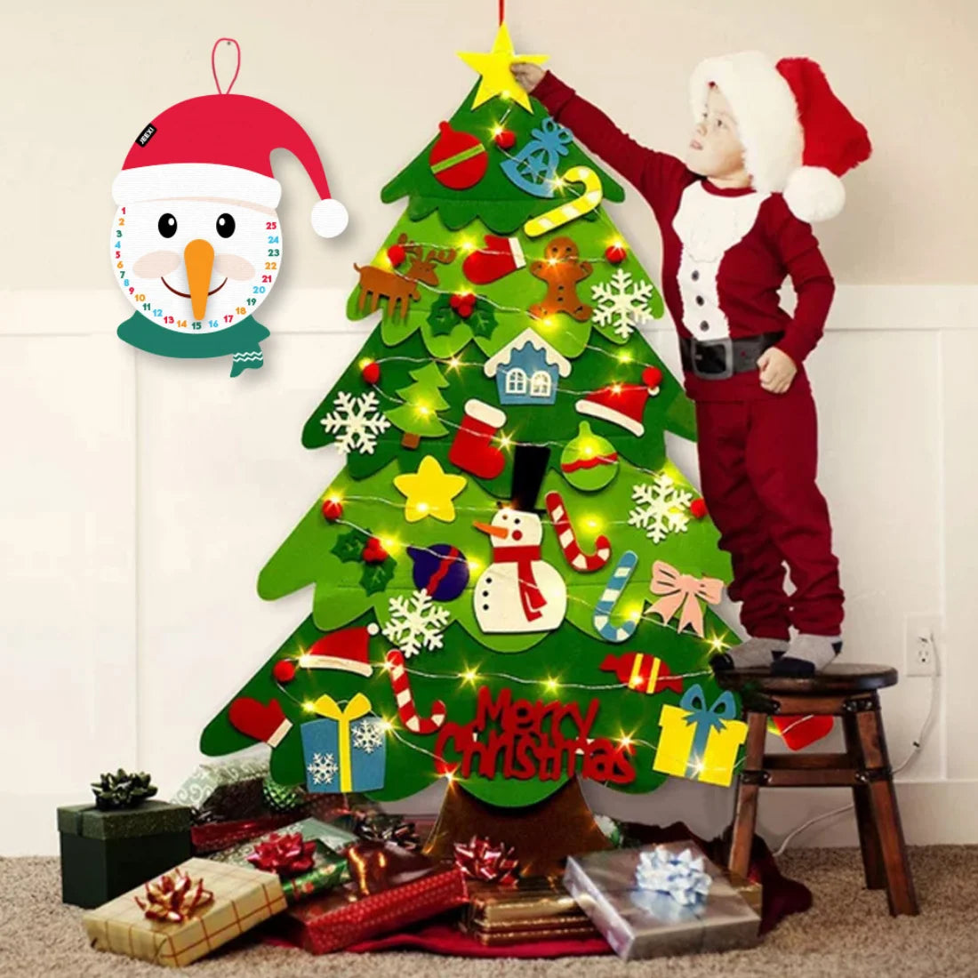 Felt Christmas Tree Set