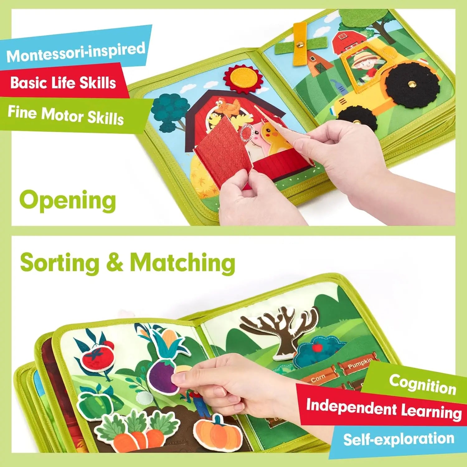 Farm Animal Montessori™ Busy Book