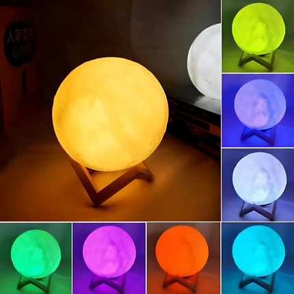 LunarGlow™ LED Battery Moon Lamp