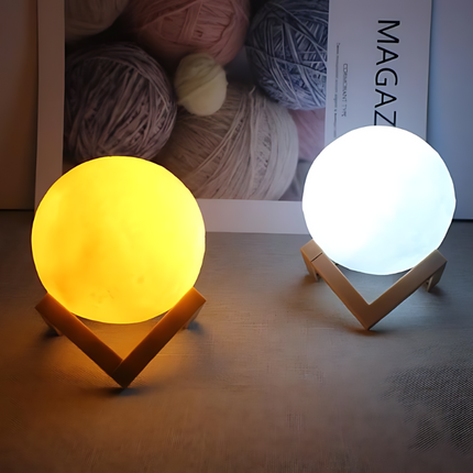 LunarGlow™ LED Battery Moon Lamp