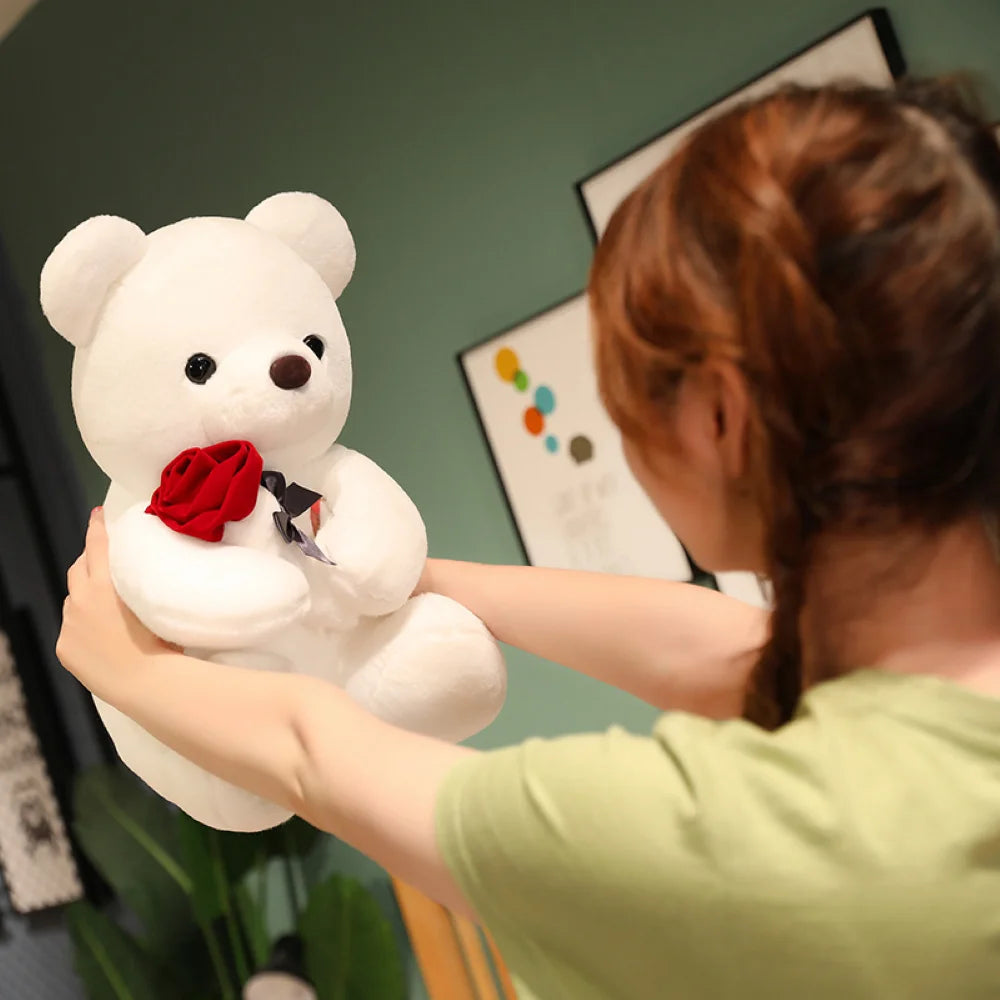 Rose Embrace Teddy Bear