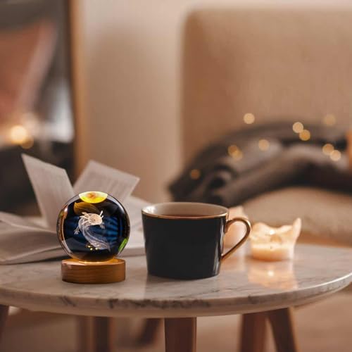 Axolotl Crystal Ball Lamp