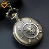 Anime Skull Pocket Watch Necklace