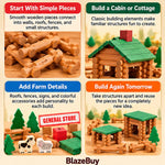 Woodland Builder Log Set