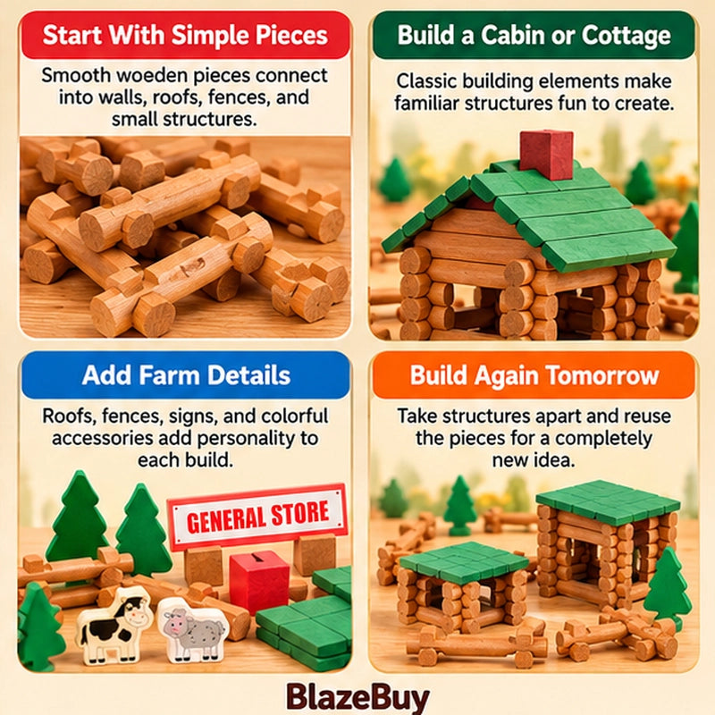Woodland Builder Log Set