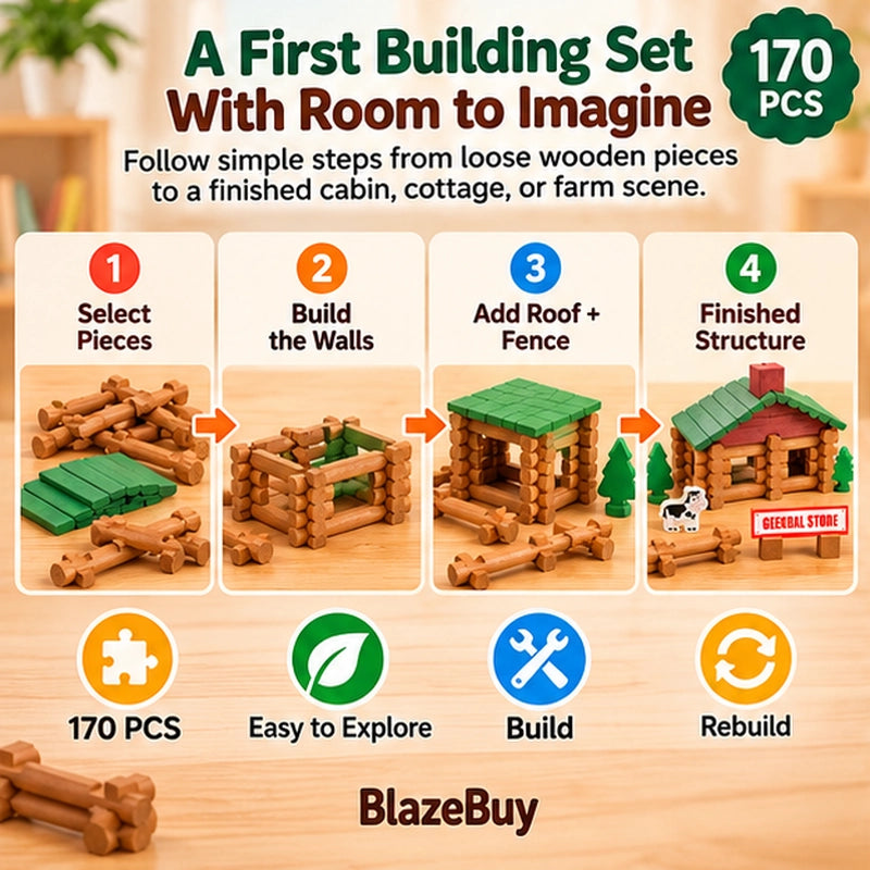 Woodland Builder Log Set