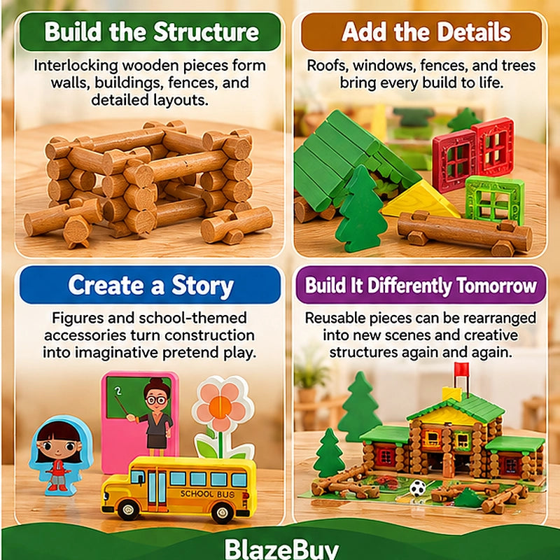 Woodland Builder Log Set