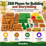 Woodland Builder Log Set