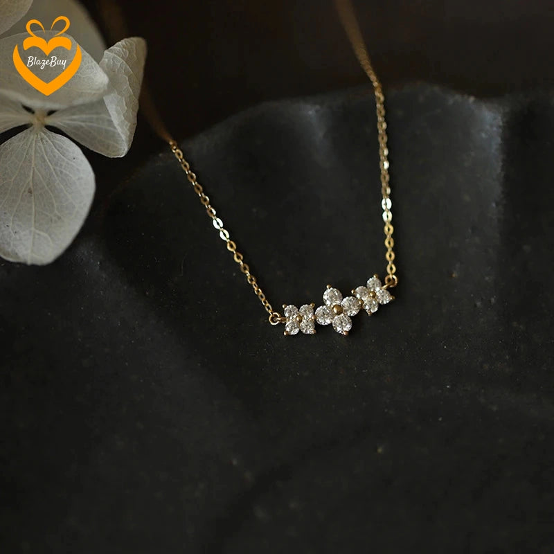 MoissaniteBloom™ Pendant Necklace