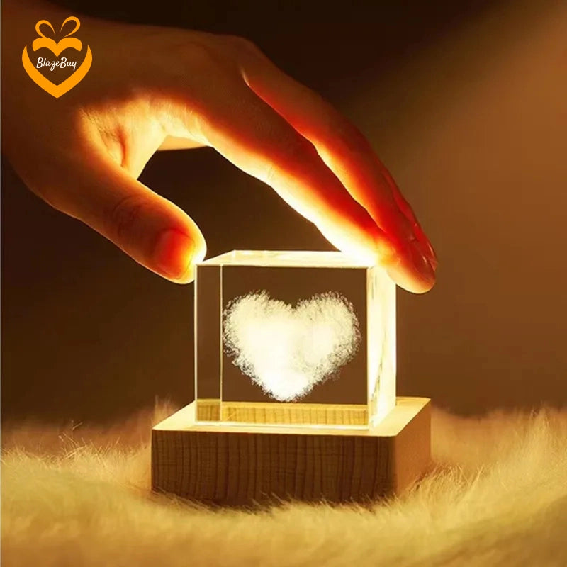 MoonBeam™ 3D Crystal Sculpture