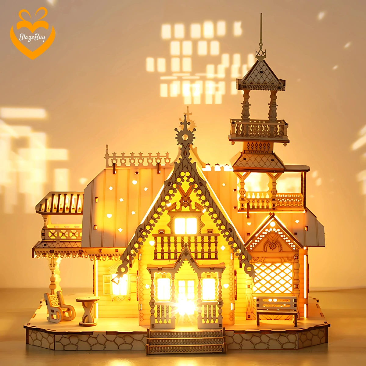 Country Villa Wooden Puzzle
