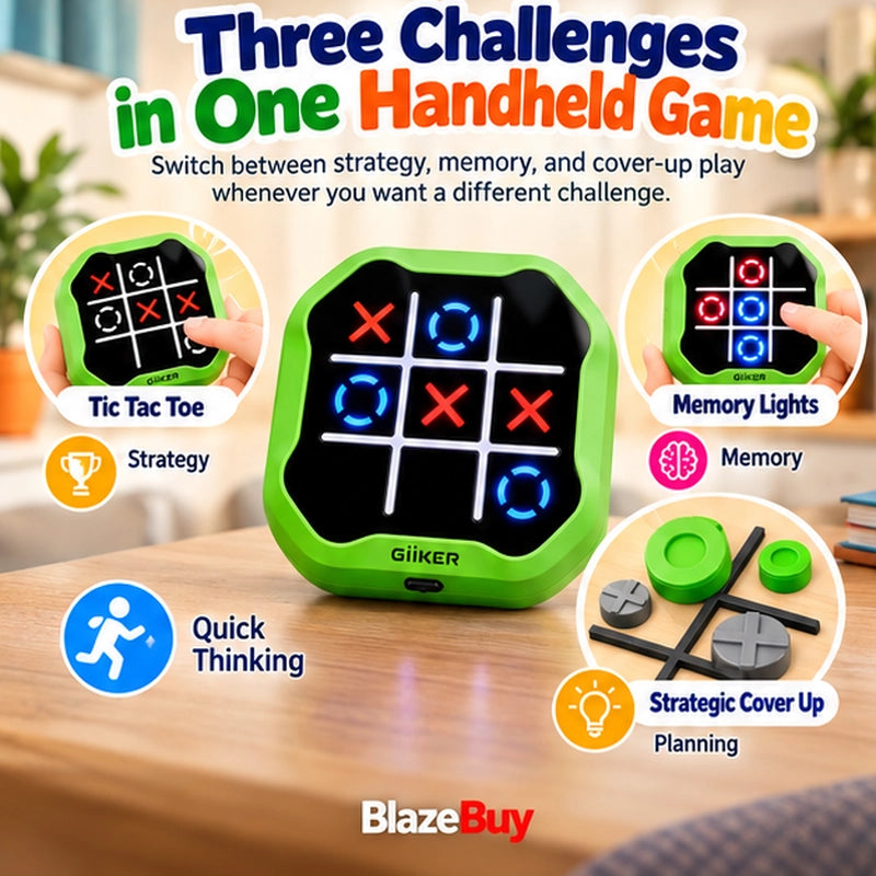 Interactive Tic Tac Toe Puzzle Game