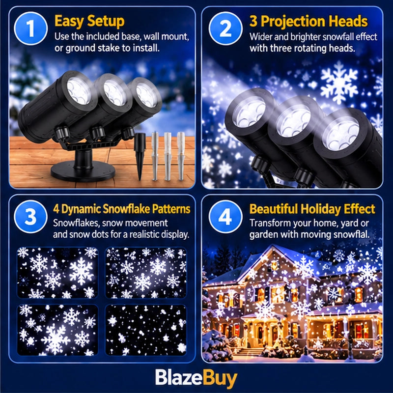 Snowflake Projector Lights