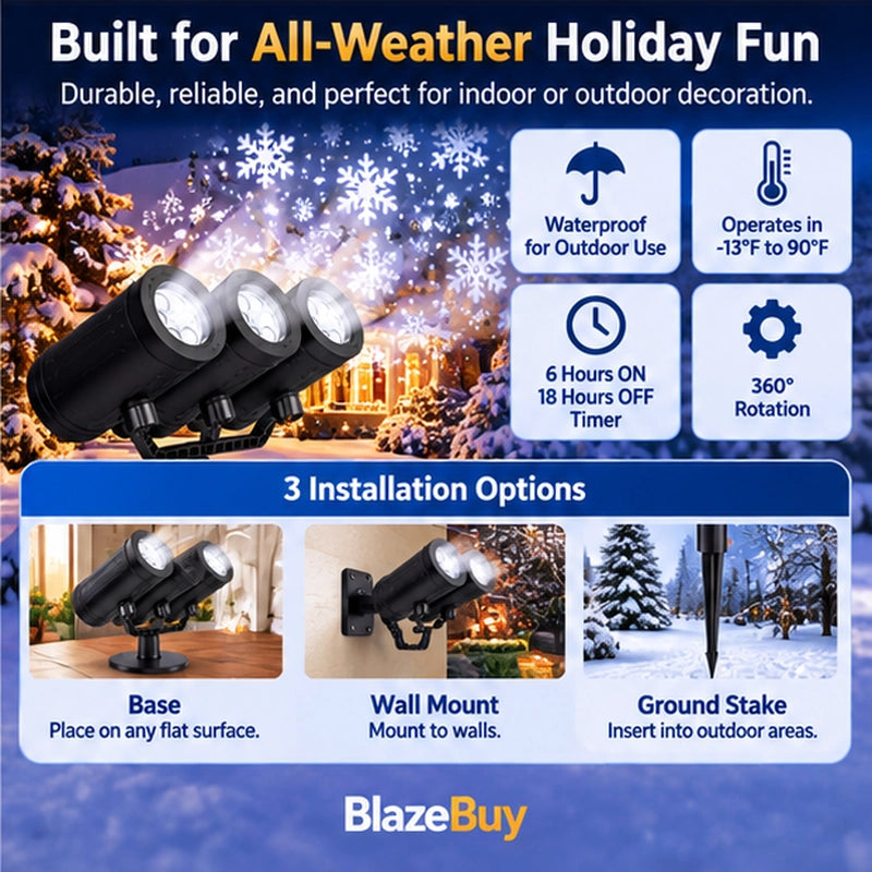 Snowflake Projector Lights