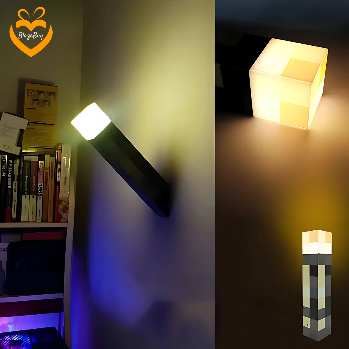 Color Changing Torch Lamp