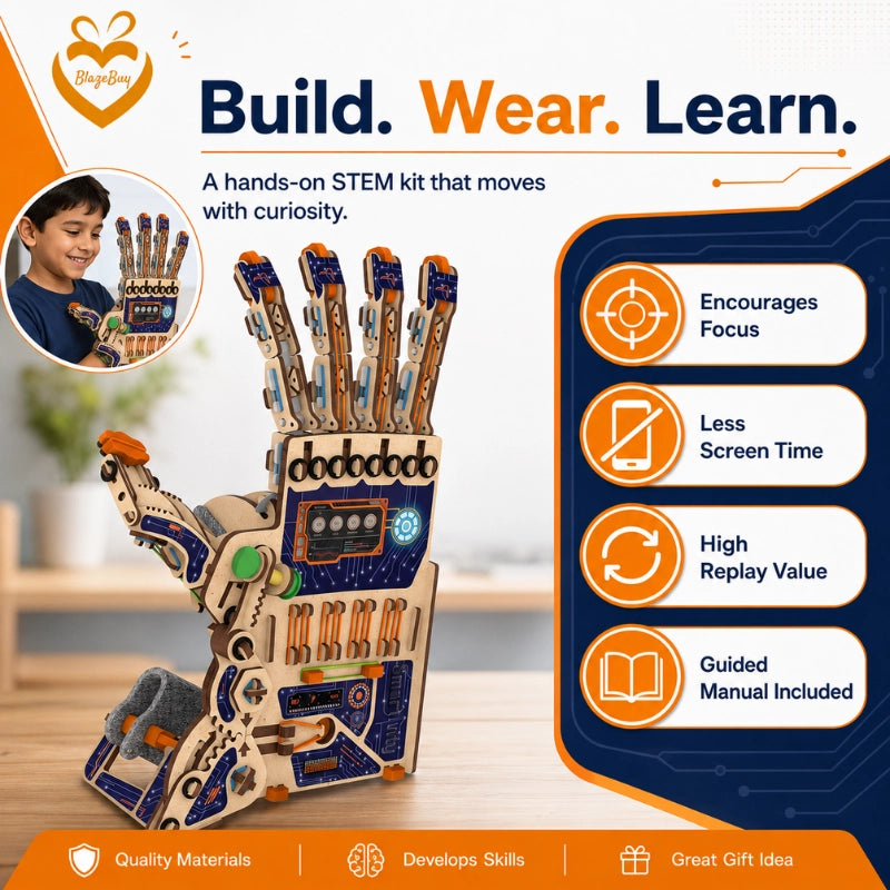 Mechanical Robotic Hand Building Kit
