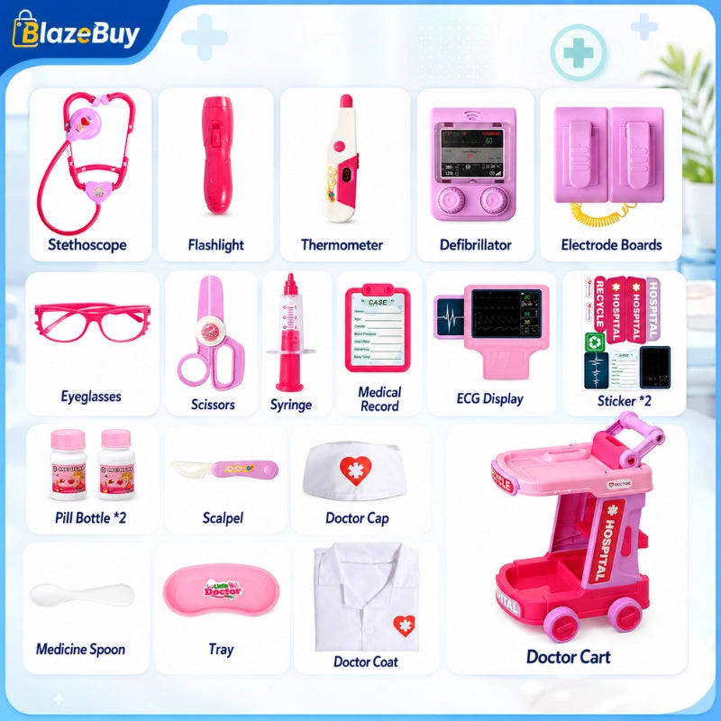 Toddler Doctor Cart Playset