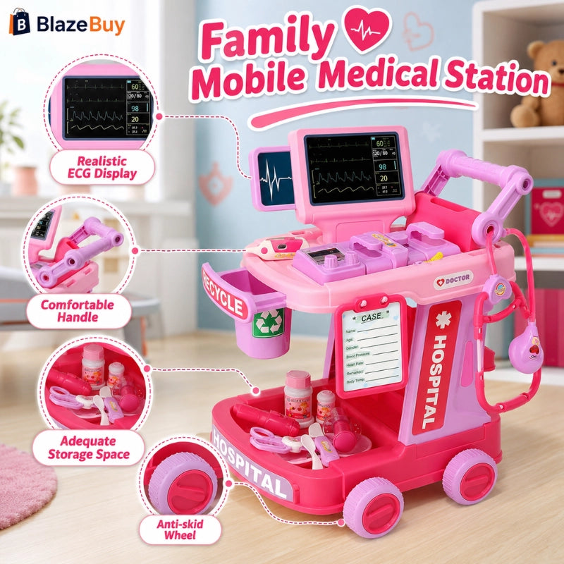 Toddler Doctor Cart Playset