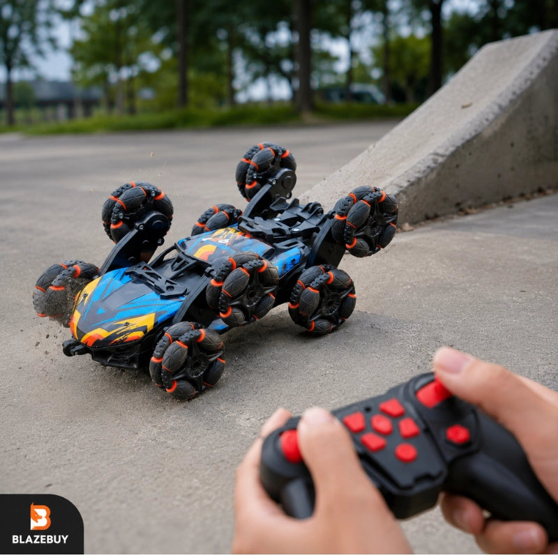 Gesture Control 8-Wheel RC Stunt Car