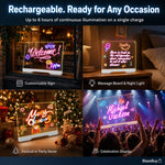 LED Rechargeable Glow Art Board