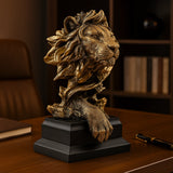 Majestic Lion Resin Sculpture