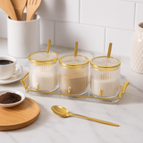 Acrylic Condiment Spice Jar Set