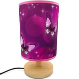 Purple Butterfly Table Lamp