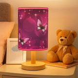 Purple Butterfly Table Lamp