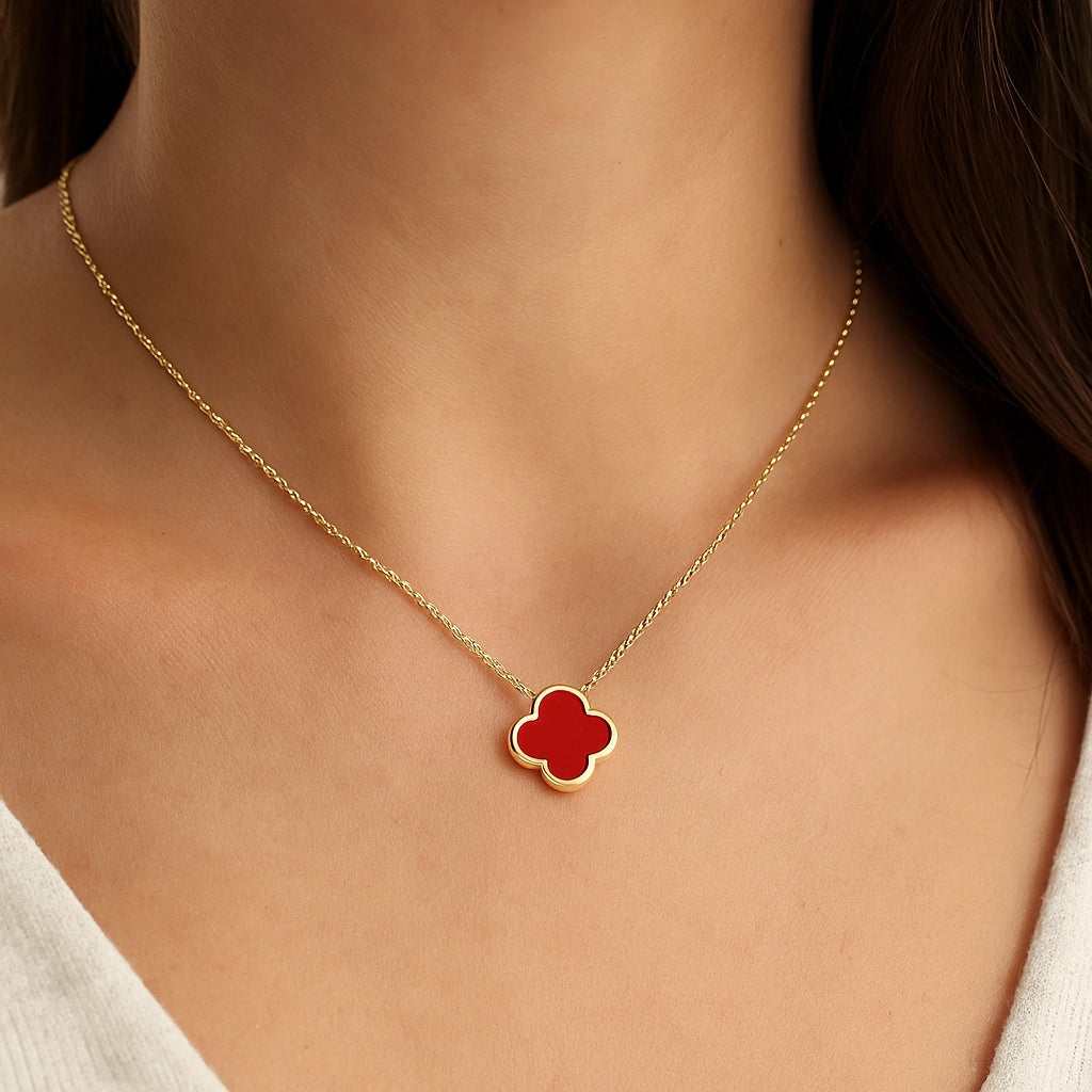 Four Leaf Clover Pendant Necklace