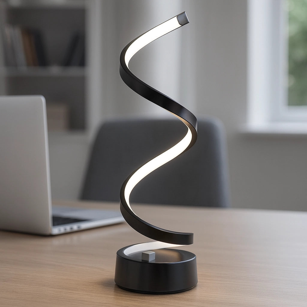 LENIVER Spiral Table Lamp